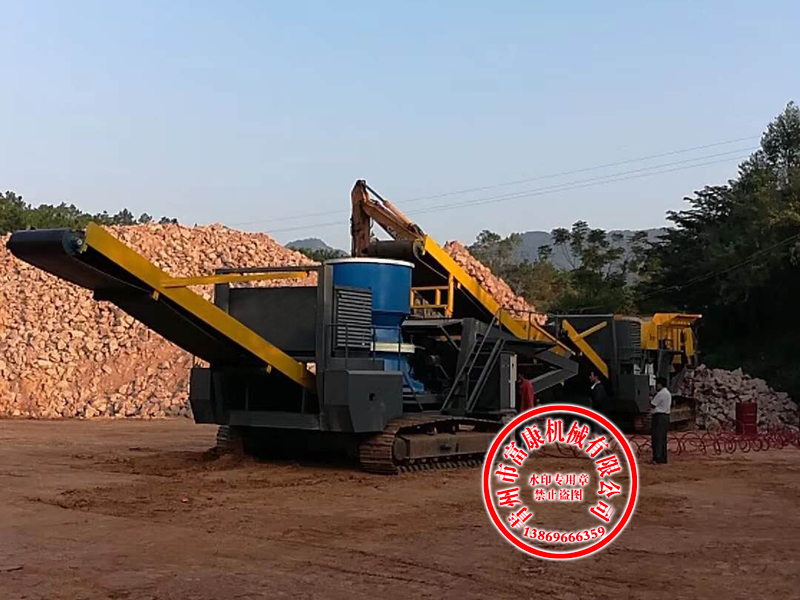 建筑垃圾移動(dòng)破碎站